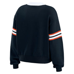 Chicago Bears WEAR by Erin Andrews Women's Lace-Up Sweater