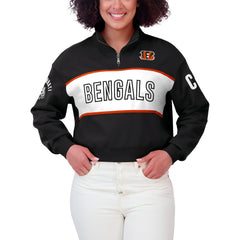 Cincinnati Bengals WEAR by Erin Andrews Women's Quarter-Zip Jacket