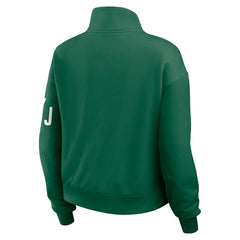 New York Jets WEAR by Erin Andrews Women's Quarter-Zip Jacket