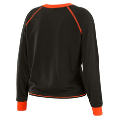 Cincinnati Bengals WEAR by Erin Andrews Women's Tie-Front Long Sleeve T-Shirt
