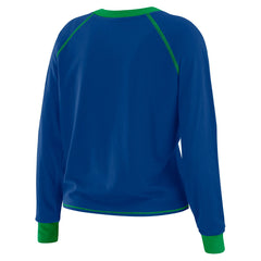 Seattle Seahawks WEAR by Erin Andrews Women's Tie-Front Long Sleeve T-Shirt