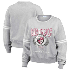 Arizona Cardinals WEAR by Erin Andrews Women's Cropped Pullover Sweatshirt
