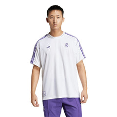 Real Madrid Originals Terrace Icons Collection Fashion Jersey White - Adidas