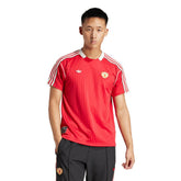 Manchester United Originals Terrace Icons Collection Fashion Jersey Red - Adidas