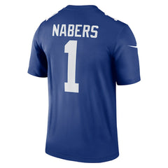 New York Giants Nike Malik Nabers Legend Player Performance Top