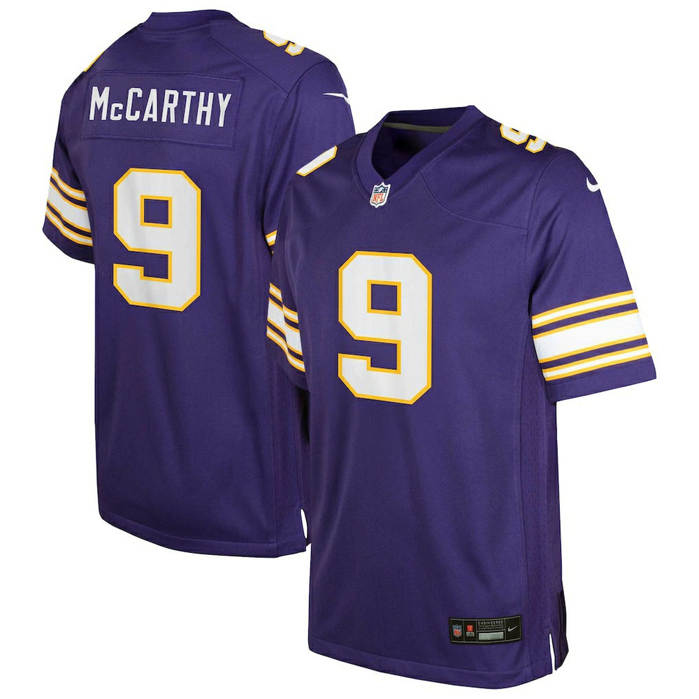 Minnesota Vikings Nike J.J. McCarthy Youth Game Jersey