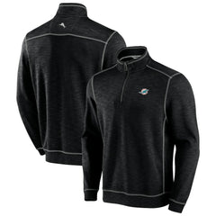 Miami Dolphins Tommy Bahama Big & Tall Tobago Bay Half-Zip Sweatshirt