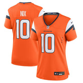 Denver Broncos Nike Bo Nix Women's Game Jersey