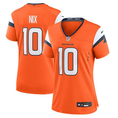 Denver Broncos Nike Bo Nix Women's Game Jersey