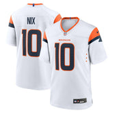 Denver Broncos Nike Bo Nix Game Jersey