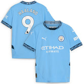 Erling Haaland Manchester City Youth 2024/25 Home Replica Player Jersey Light Blue - Puma