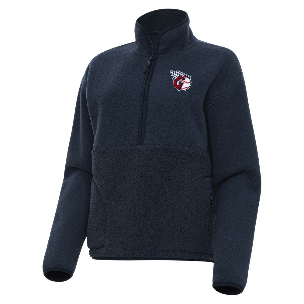 Cleveland Guardians Antigua Women's Figure Half-Zip Sweatshirt | MLB On Sale