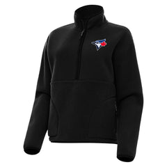 Toronto Blue Jays Antigua Women's Figure Half-Zip Sweatshirt | MLB On Sale