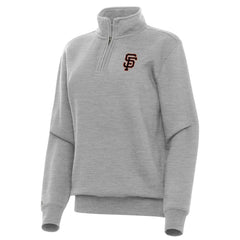 San Francisco Giants Antigua Women's Victory Quarter-Zip Sweatshirt | MLB Sale