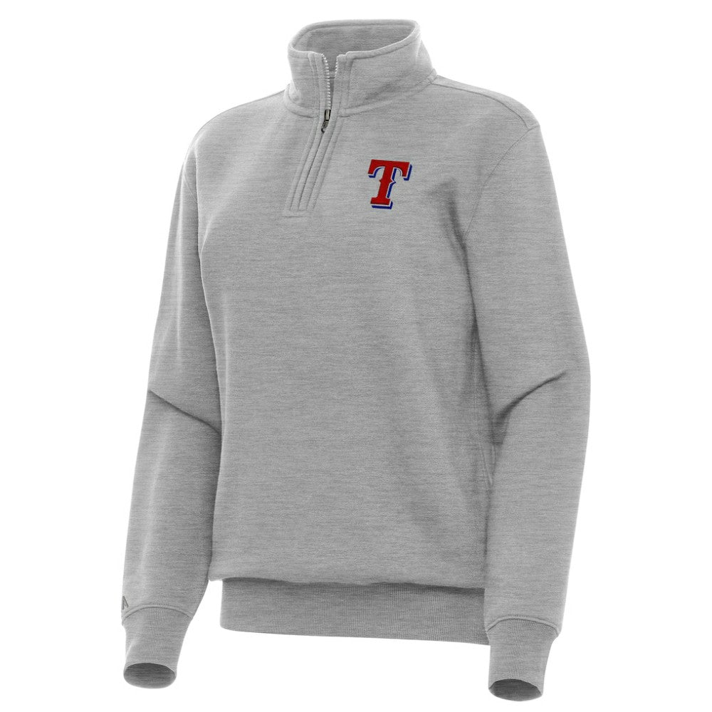 Texas Rangers Antigua Women's Victory Quarter-Zip Sweatshirt | MLB On Sale