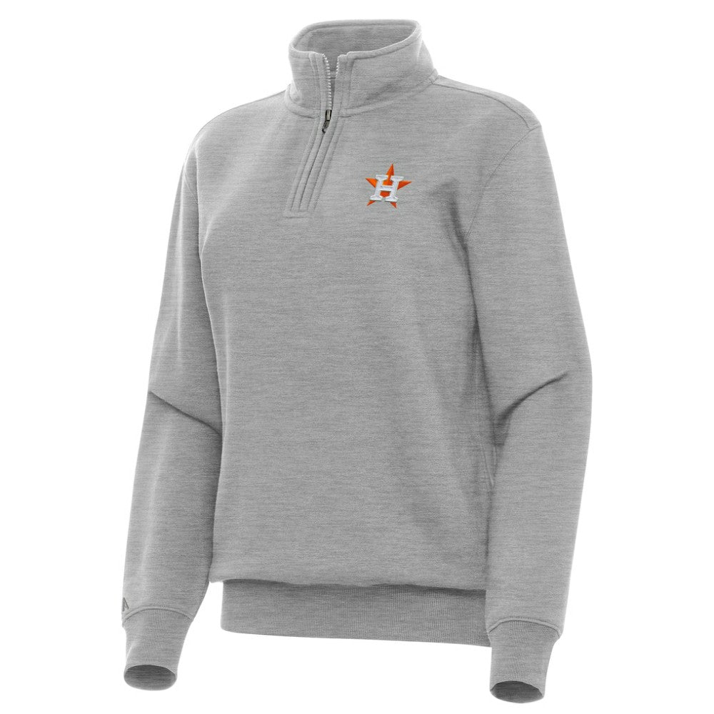Houston Astros Antigua Women's Victory Quarter-Zip Sweatshirt | MLB New