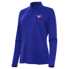 Toronto Blue Jays Antigua Women's Reprocess Quarter-Zip Top - Royal | MLB Shop