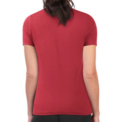 Cincinnati Reds G-III 4Her by Carl Banks Women's Super-Slim Fit Lightweight Leopard Heart T-Shirt | MLB Online