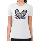 Philadelphia Phillies G-III 4Her by Carl Banks Women's Super-Slim Fit Lightweight Leopard Heart T-Shirt | MLB Discount