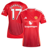 Alejandro Garnacho Manchester United Women's 2024/25 Home Replica Player Jersey Red - Adidas
