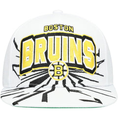 Boston Bruins Mitchell & Ness Youth After Shock Snapback Hat Outlet