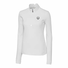 Indianapolis Colts Cutter & Buck Women's Traverse Stretch DryTec Quarter-Zip Top