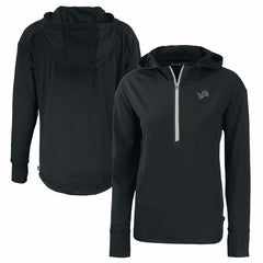 Detroit Lions Cutter & Buck Women's Daybreak Eco Recycled Half-Zip Hoodie