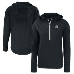 Green Bay Packers Cutter & Buck Women's Daybreak Eco Recycled Half-Zip Hoodie