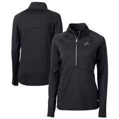 Detroit Lions Cutter & Buck Women's Adapt Eco Knit Stretch Recycled Half-Zip Pullover Top