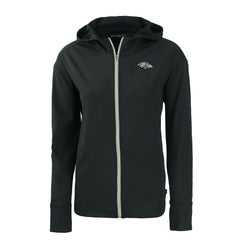 Baltimore Ravens Cutter & Buck Women's Daybreak Eco Recycled Full-Zip Hoodie