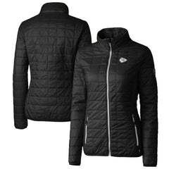 Kansas City Chiefs Cutter & Buck Women's Rainier PrimaLoft Eco Insulated Full-Zip Puffer Jacket