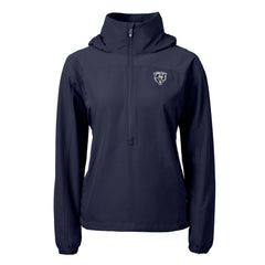 Chicago Bears Cutter & Buck Women's Charter Eco Recycled Half-Zip Hoodie Anorak Jacket