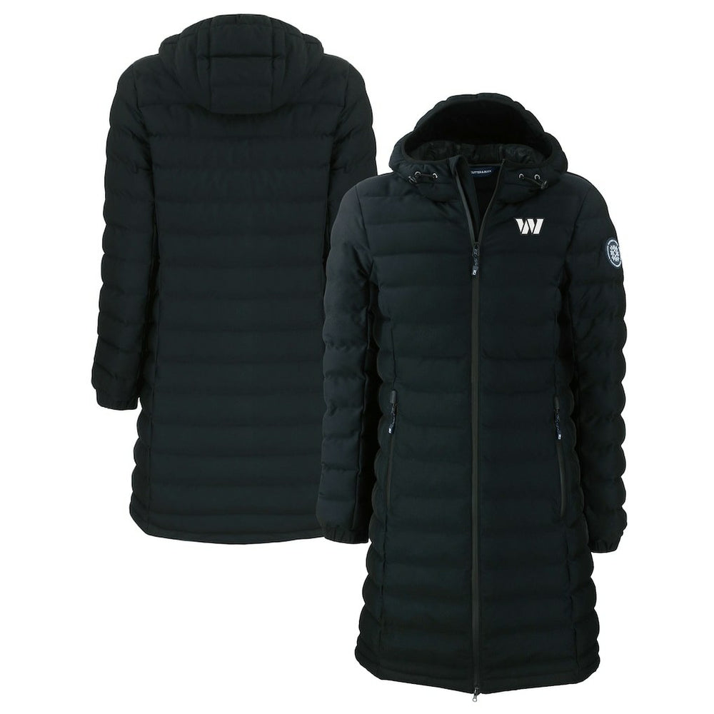 Washington Commanders Cutter & Buck Women's Mission Ridge Repreve Eco Insulated Full-Zip Hoodie Long Puffer Jacket