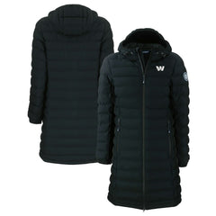 Washington Commanders Cutter & Buck Women's Mission Ridge Repreve Eco Insulated Full-Zip Hoodie Long Puffer Jacket