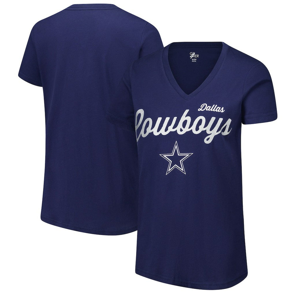 Dallas Cowboys G-III 4Her by Carl Banks Women's Post Season V-Neck T-Shirt