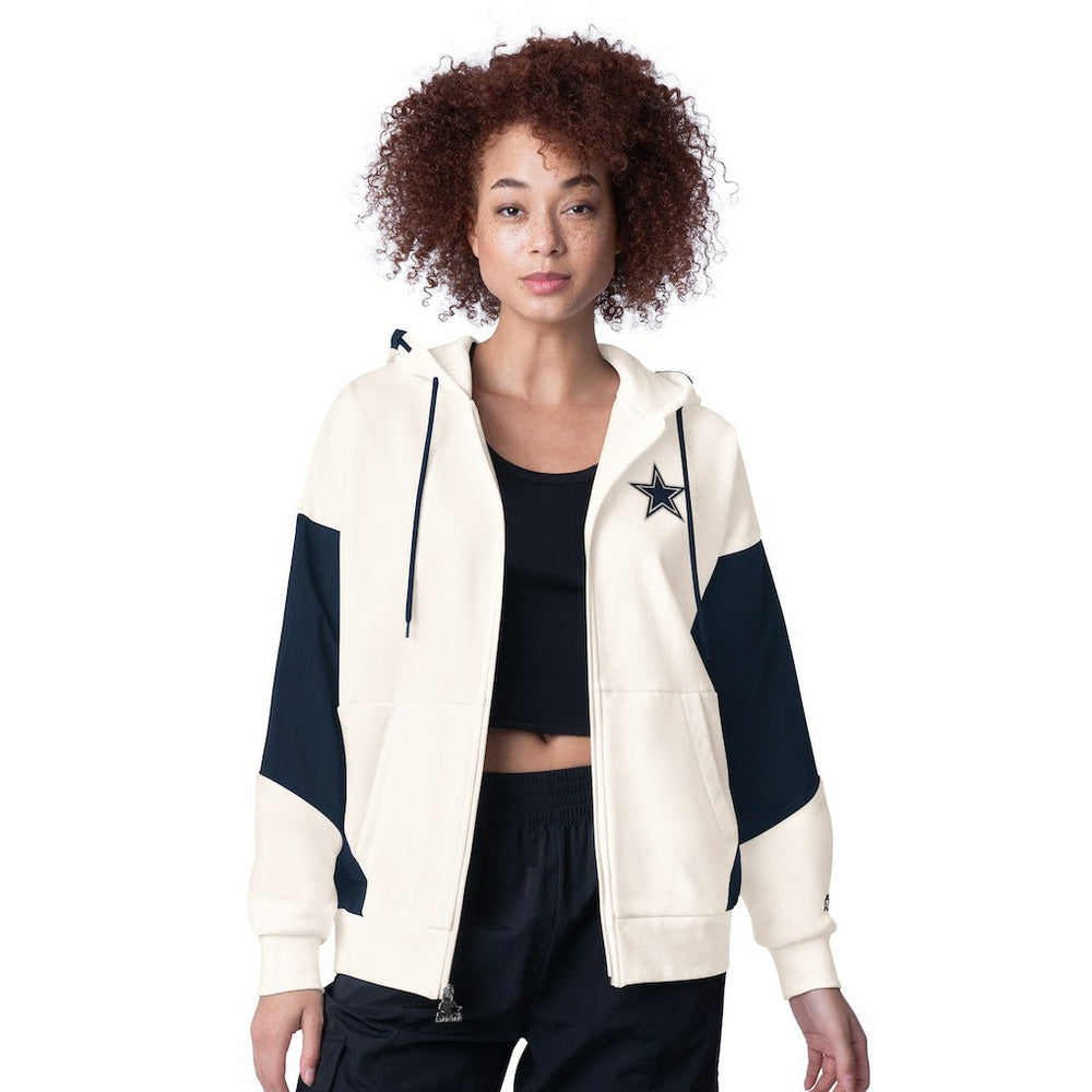 Dallas Cowboys Starter Women's Scrimmage Full-Zip Hoodie
