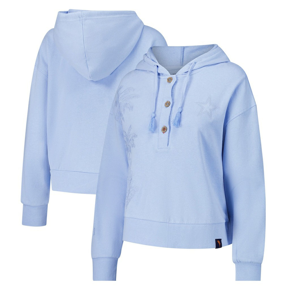 Dallas Cowboys Margaritaville Women's Island Dream Solid Pullover Hoodie