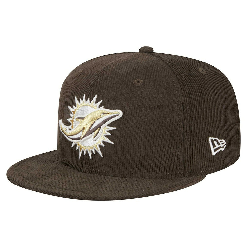 Miami Dolphins New Era Choco Cord 59FIFTY Fitted Hat