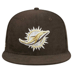 Miami Dolphins New Era Choco Cord 59FIFTY Fitted Hat
