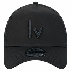 Las Vegas Raiders New Era Domain 9FORTY A-Frame Trucker Adjustable Hat