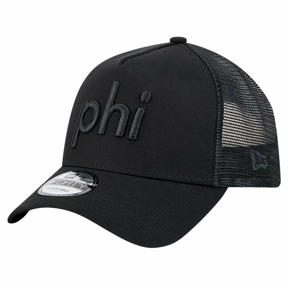Philadelphia Eagles New Era Domain 9FORTY A-Frame Trucker Adjustable Hat