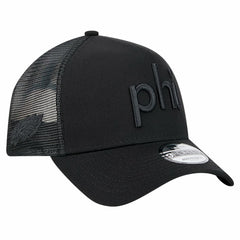 Philadelphia Eagles New Era Domain 9FORTY A-Frame Trucker Adjustable Hat
