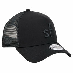San Francisco 49ers New Era Domain 9FORTY A-Frame Trucker Adjustable Hat
