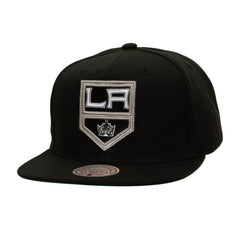 Los Angeles Kings Mitchell & Ness Core Top Spot Snapback Hat On Sale