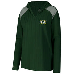 Green Bay Packers Antigua Women's Opulent Long Sleeve Hoodie T-Shirt