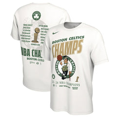 Boston Celtics 2024 NBA Finals Champions Celebration Roster T-Shirt On Sale