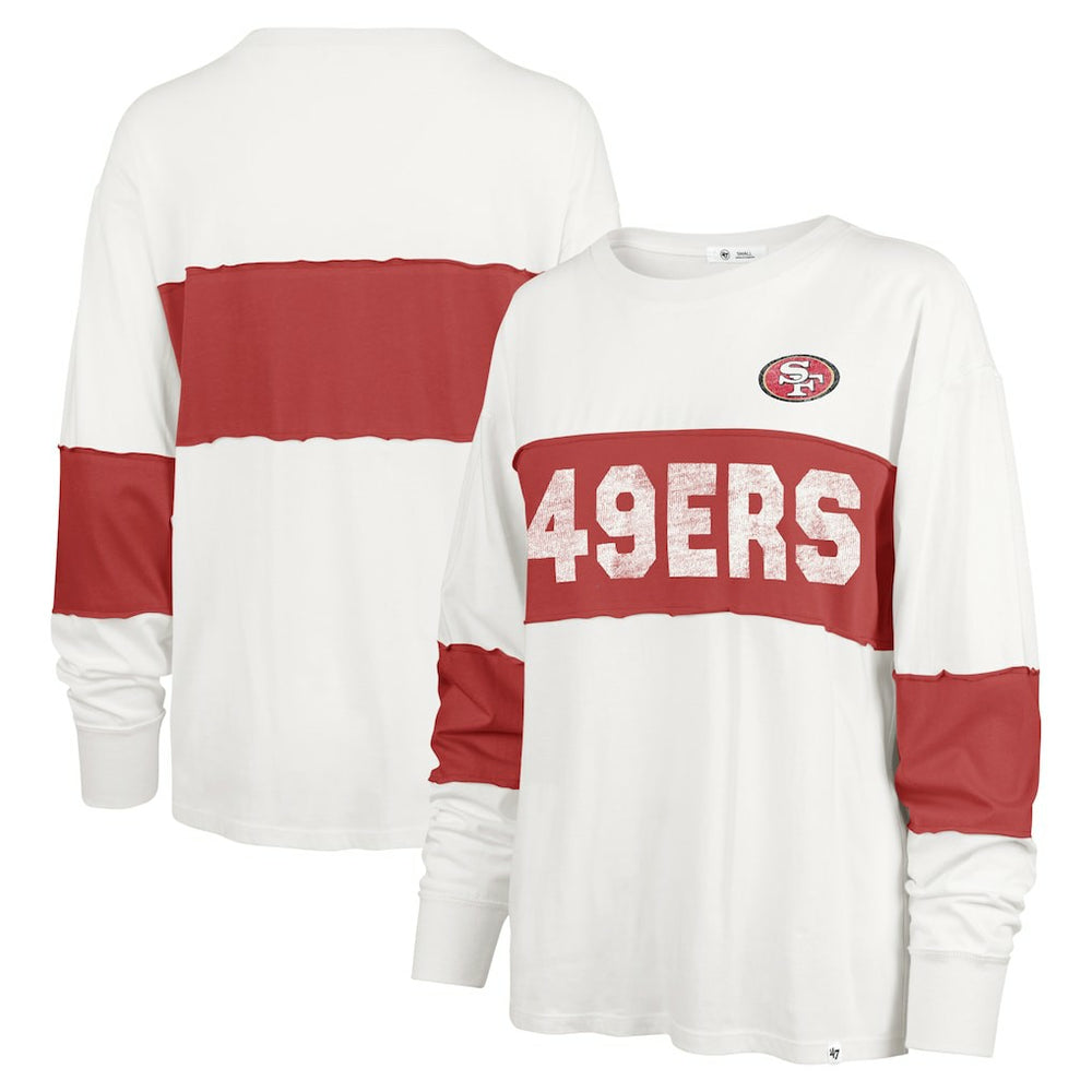 San Francisco 49ers 47 brand '47 Women's Clubhouse Pride Taylor Long Sleeve T-Shirt