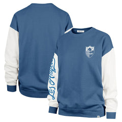 Los Angeles Chargers 47 brand '47 Women's Double Header Rise Andie Pullover Sweatshirt