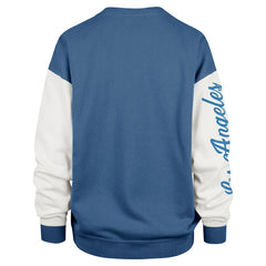 Los Angeles Chargers 47 brand '47 Women's Double Header Rise Andie Pullover Sweatshirt