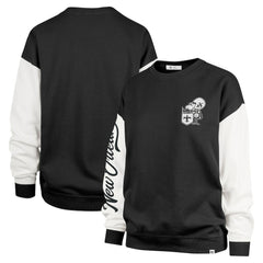 New Orleans Saints 47 brand '47 Women's Double Header Rise Andie Pullover Sweatshirt